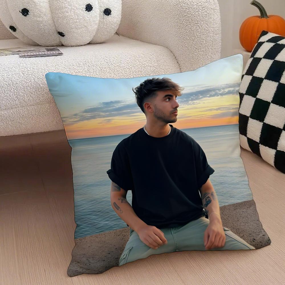 Creative Funny Argentine Creator FFede Vigevani Cushion Cover Throw Pillow Cover Hidden Button Durable Polyester Chair Cushion