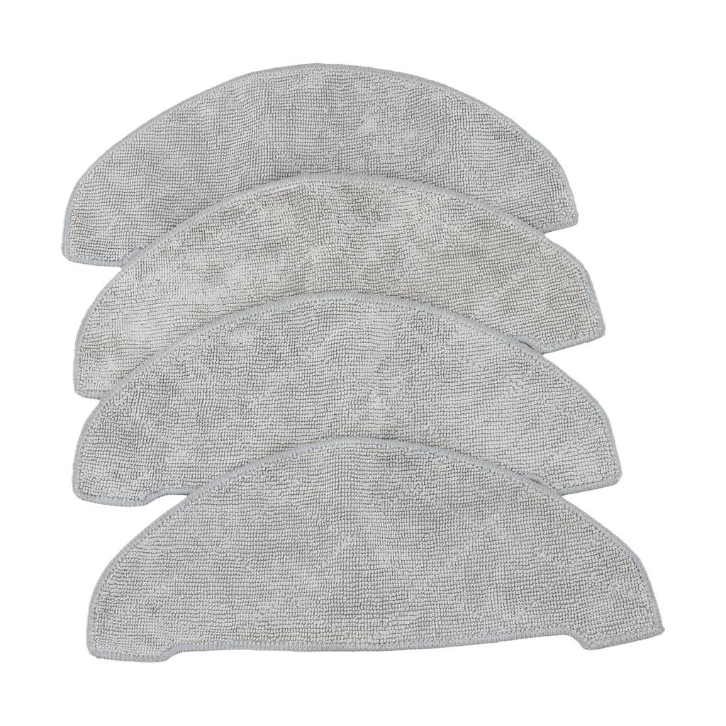 4pcs Mop Cloth Kit Replacement Mopping Cloth For Vexilar W9   Robot Vacuum Cleaner Microfiber Vacuum Cleaner Cloth
