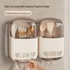 Youqin Wall-Mounted Draining Chopstick Holder with Hooks