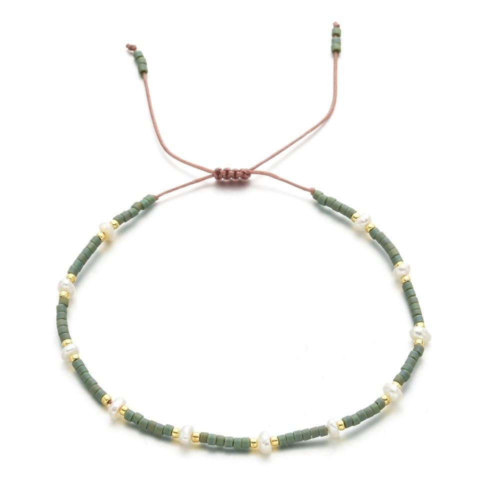 Thin Design Beaded Bracelet Bohemian Style Hand-woven Bracelet Friendship Bracelet Daily Casual