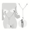 Novelty Adjustable Metal Nipple Fetish Breast Labia Restraint Adult Games Stimulation Restraints Sexy Adult Womens Tools Bdsm