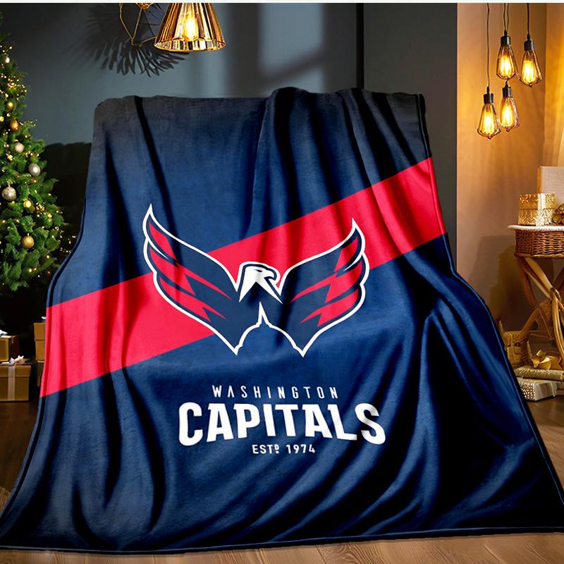 Washington Team Spirit Blanket Flannel Throw for Sofa, Indoor, Camping, Living Room, Office, Chair, And Bed Soft Birthday Gift