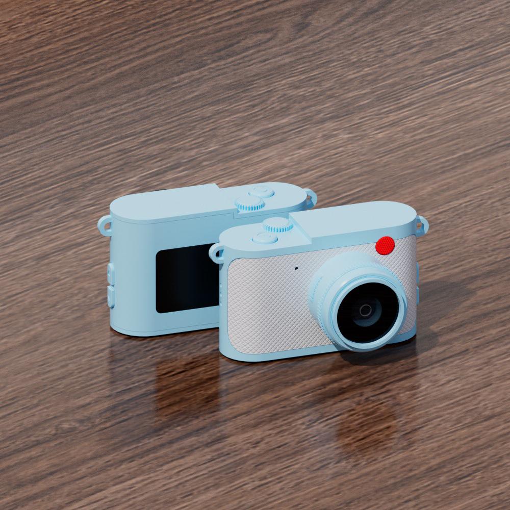 Portable Retro Mini Thumb Camera for Students - Standard Definition with Screen for Photo and Video.