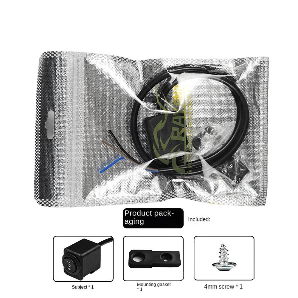 

3-позиционный переключатель на руль мотоцикла, крепление для бокового зеркала, модификационные аксессуары, контроллер света мотоцикла, алюминиевый сплав чёрный