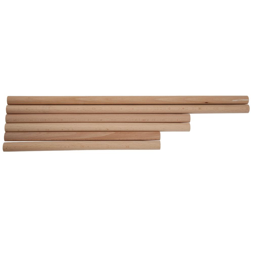 

6 шт. Плетеные палочки Круглые Буковые Деревянные Инструменты для Вязания Ручной Инструмент для Изготовления Гобеленов DIY