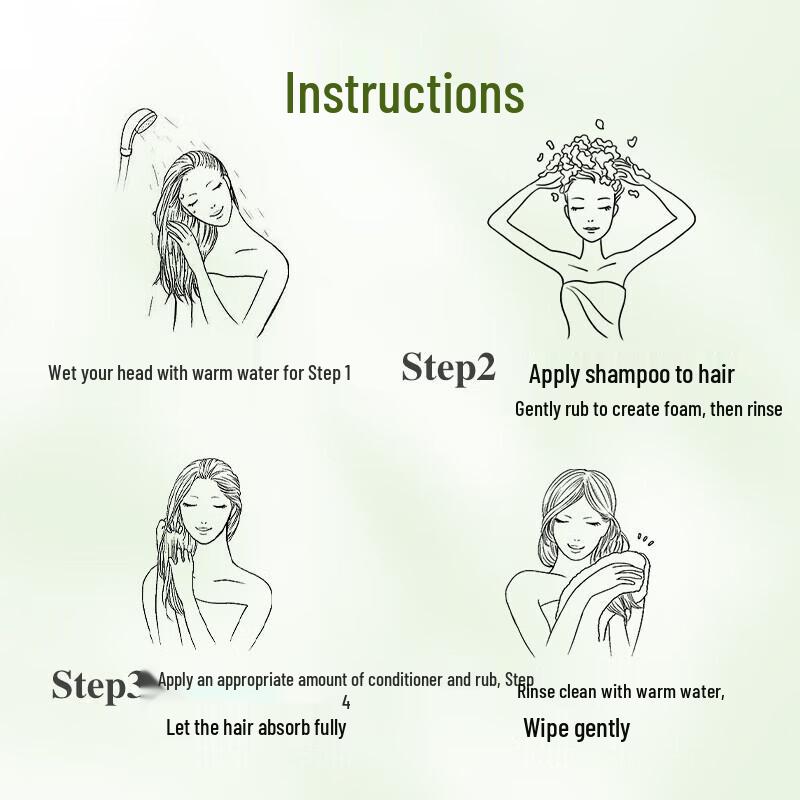 Huirun Green Field Fragrance Silicone-Free Shampoo