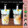 Disposable Transparent Spout Bag for Soy Milk, Chinese Medicine, Soup, or Beverages - Self-Standing and Convenient for Takeaway
