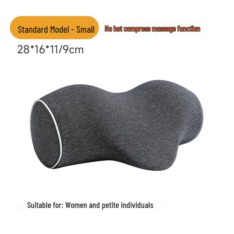 Cervical Traction Pillow with Heating, Memory Foam Core, and Neck Protection