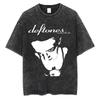 New Arrival Deftones Private Rock Music Vintage Washed Graphic Tee Retro Band Print Oversized Loose Short Sleeve Streetwear Cotton Tees For Men Women