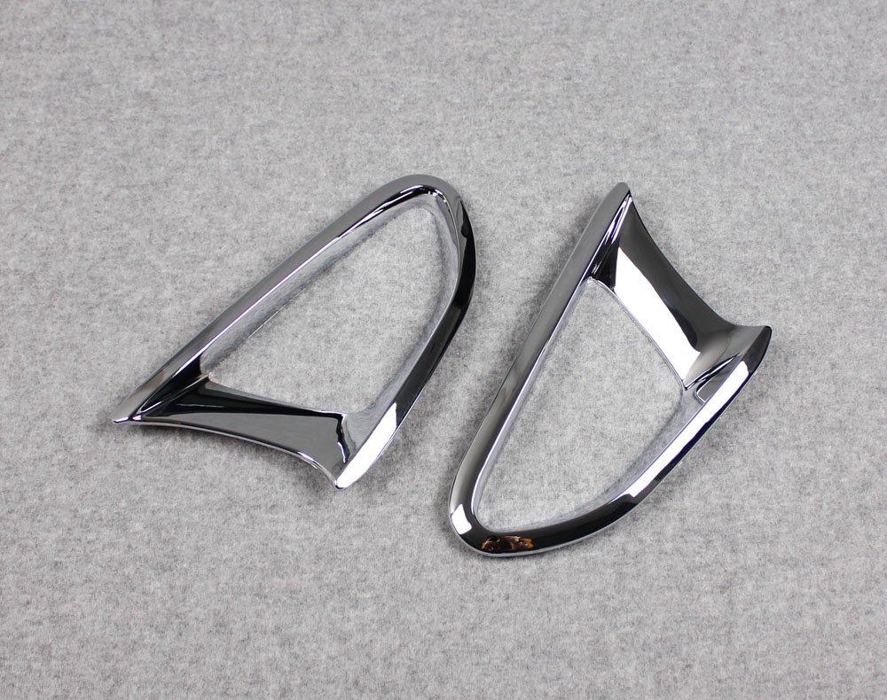 RUIQ Mazda Demio DJ Series Dedicated Exterior Chrome Plated Rear Fog Lamp Garnish Bezel Cover Aftermarket Part for Mazda 2 Demio -