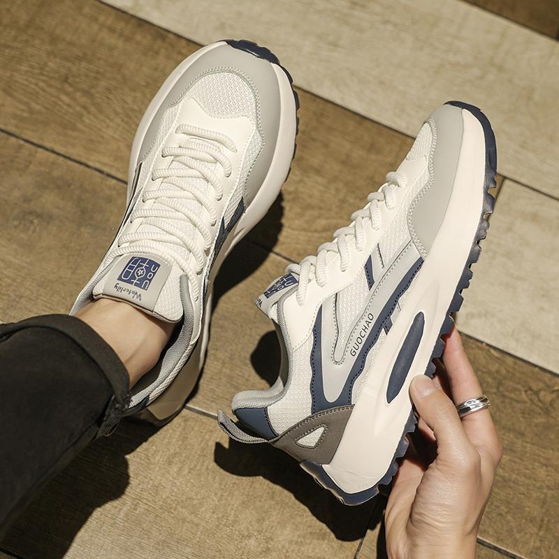 მამაკაცის მოდა შემთხვევითი დაბალი ტოპი სკეიტბორდის ფეხსაცმელი ბიჭების კომფორტული სპორტული ფეხსაცმელი მამრობითი სქესის სტუდენტები ტრენდული რბილი ძირი კლასიკური სუნთქვითი სპორტული დარბაზი არ მოცურების