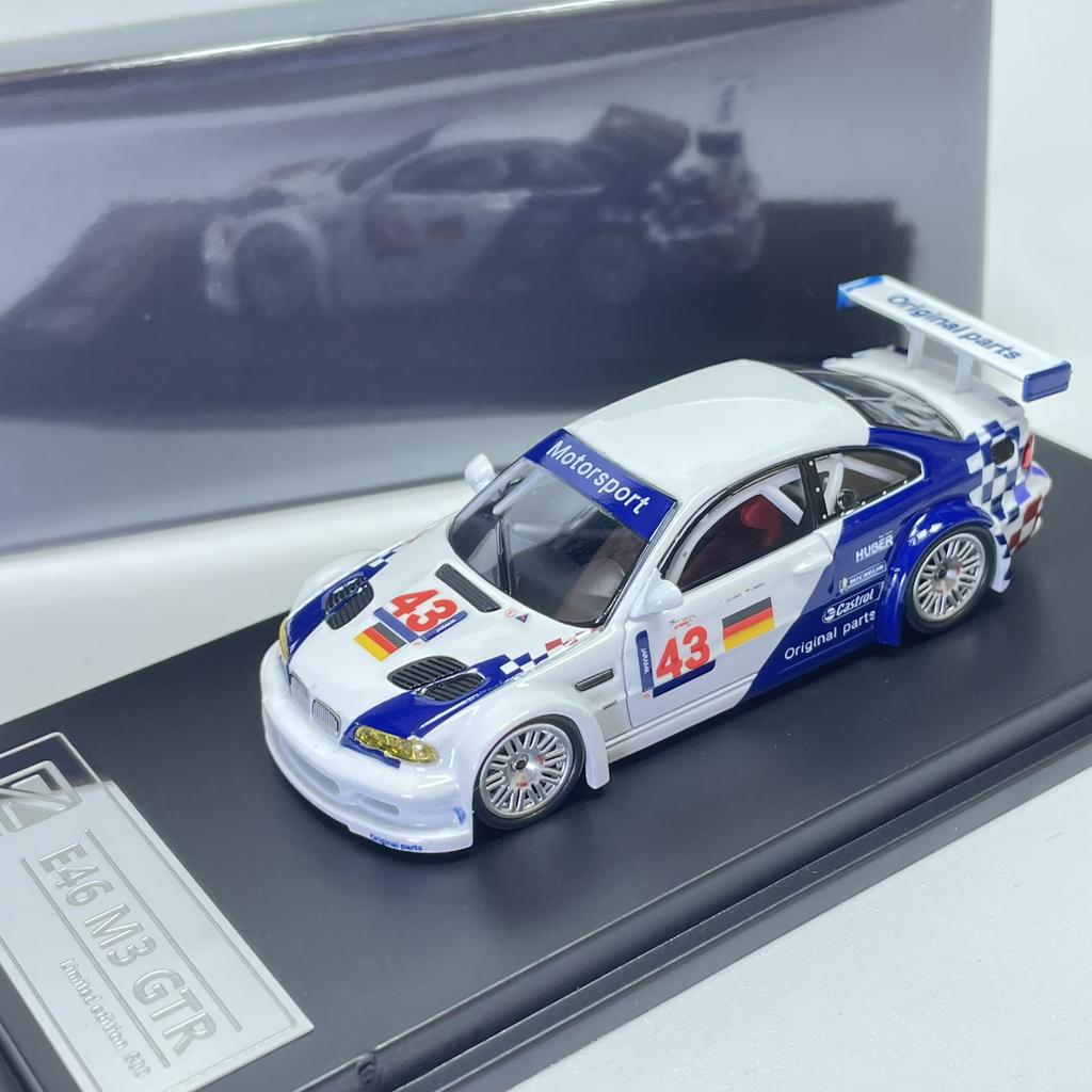 DCM 1:64 M3 GTR E46 Alloy Car Diecasts & Toy Vehicles Car Model Miniature Scale Model Car For Children