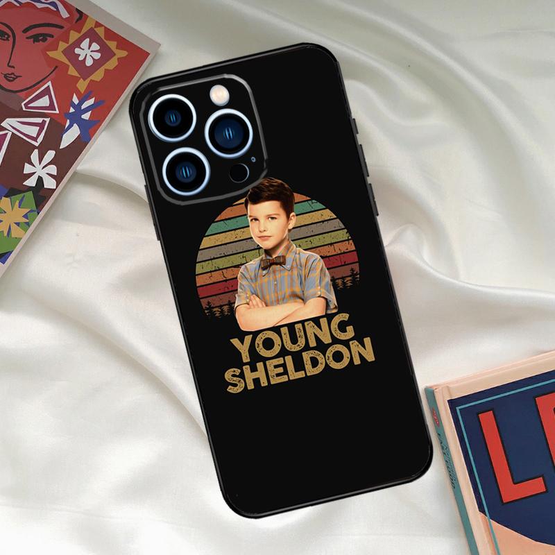 

TV Series Young Sheldon Phone Case For iPhone 17 16 15 13 12 11 14 Pro Max 16 Plus 12 13 Mini 16e 17 Air Funda Cover iPhone 13