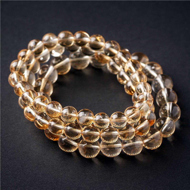 Raw Yellow Citrine Loose Beads for DIY Jewelry & Bracelet Crafting