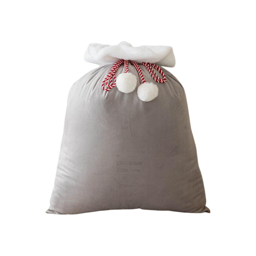 Christmas Gift Bag Candy Gift Drawstring Bag Christmas Velvet Bag