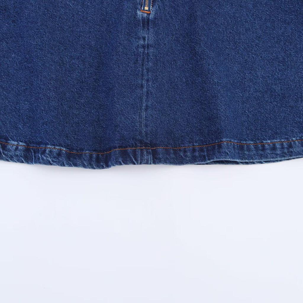 2025 Spring Women's Fashion Denim Zipper Jacket & High-Waisted Jeans Set