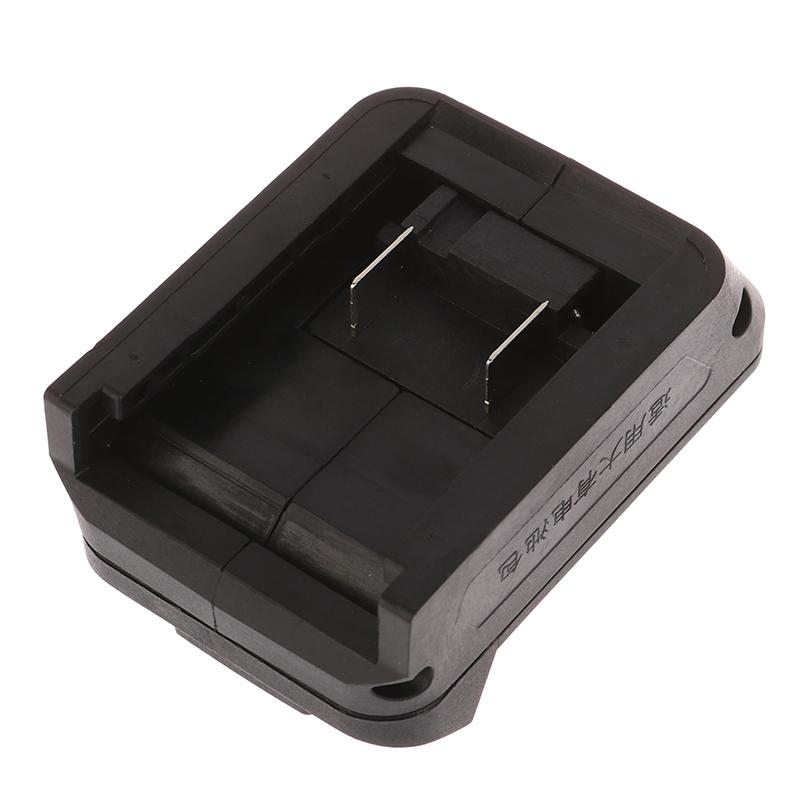 Easy Installation Practical Battery Adapter Connector High Power Applications Plastic Li-Ion Battery Black