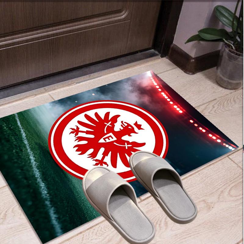 Eintracht Frankfurt Muster Teppich, Innen-/Außenmatte, für Picknick, Spielzimmer, Schlafzimmer, Büro, Wohnzimmer, Heimdeko Teppich, Geburtstagsgeschenk