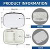 Bling Pill Box, Portable 2 Compartments Daily Pill Organizer, Small Travel PillCase, Medicine Vitamin Pill Container Organizer