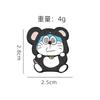 Metal Enamel Doraemon Brooch, Japanese Anime Cute Cartoon DINGDANG Cat Lapel Pin, Decorative Enamel Badge for Backpack Clothes Decoration