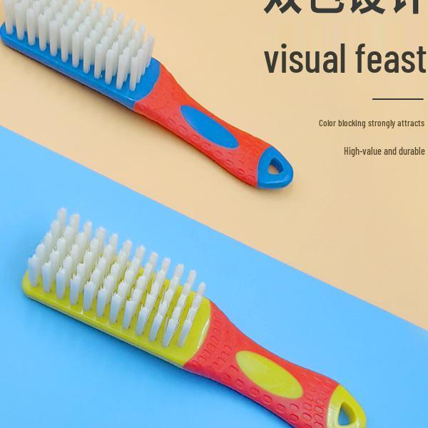 Soft Bristle Multifunctional Shoe Cleaning Brush - Gentle, Long Bristles for Effective Household Use