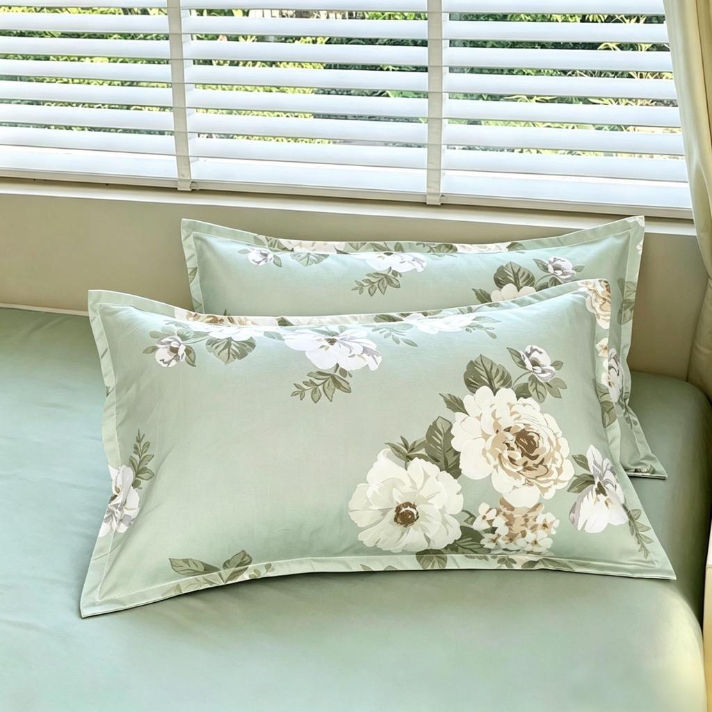 Thickened Large Single Pillowcases for Adults - Simple Summer Cover, Ideal for Dormitory Use (One Pair)