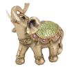 Elephant Statue Wealth Lucky Feng Shui Elephant Figurine Home Decor House Warming Present TV Cabinet Entryway
