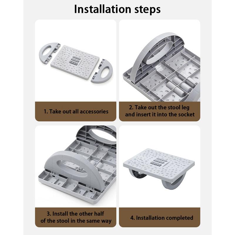 Foot Rest Under Desk Rocking Footstool with Massage Rollers Foot Rest Foot Relaxation Circulation for Home Study Office Work