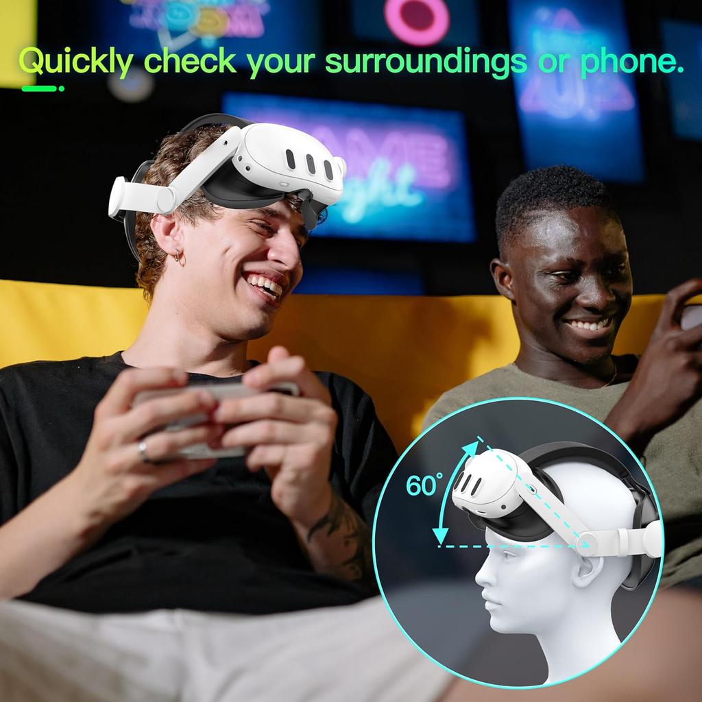 Adjustable Head Strap for Meta Quest 3 VR Headset Replacement Elite Strap Enhanced Comfort for Meta Quest 3 Accessories