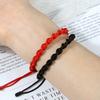 Classic Handmade Braided Bracelets For Women Men Black Red Thread Braid Wristband Charm Bracelet Couple Friendship Jewelry Gifts
