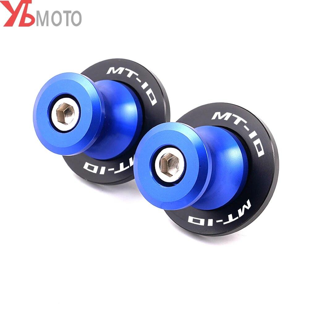Motorcycle Swingarm Spools CNC 6mm Slider Stand Screws For YAMAHA MT10 MT-10 2016- MT10 SP 2022 Accessories