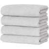 Towel Laboratory Mini Bath Soft Set of Standard Medium Low Fast JapanTechnology [Everyday Simple] #001 Towels, Gray, 4, Type, Weight, Lint,