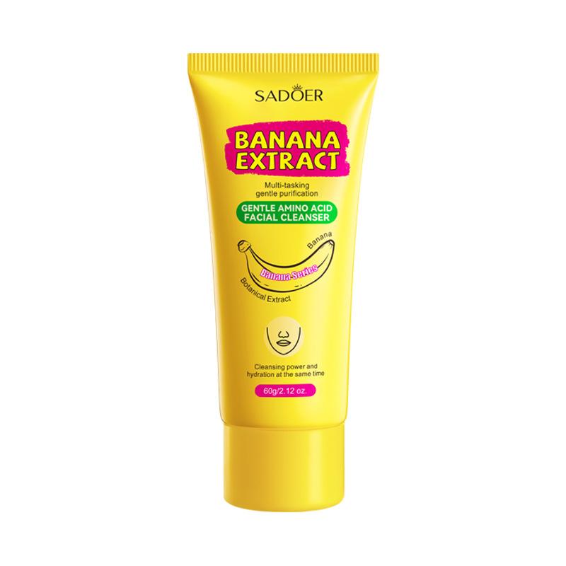 Banana Amino Acid Cleanser 60g SADOER Gentle cleansing facial cleanser 60G