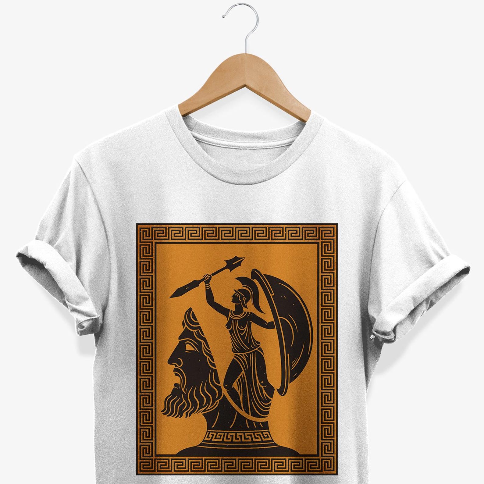 Birth of Athena Goddess T-Shirt, Greek Mythology Graphic Tee, Ancient Greece Deity Gifts L