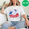 Lustiges Hand-Boop-Nase Mädchen Adler Lustig Patriotisch 4. Juli T-Shirt