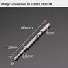 GOOD801 Electric Phillips Head Screwdriver Bit, 5mm Shank, 3mm Magnetic, 60mm Length