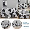 Geometry Plaid Sofa Cover Slipcovers Stretch Sofa Covers for Living Room Elastic Couch Chair Cover Sofa Towel 1/2/3/4-seater