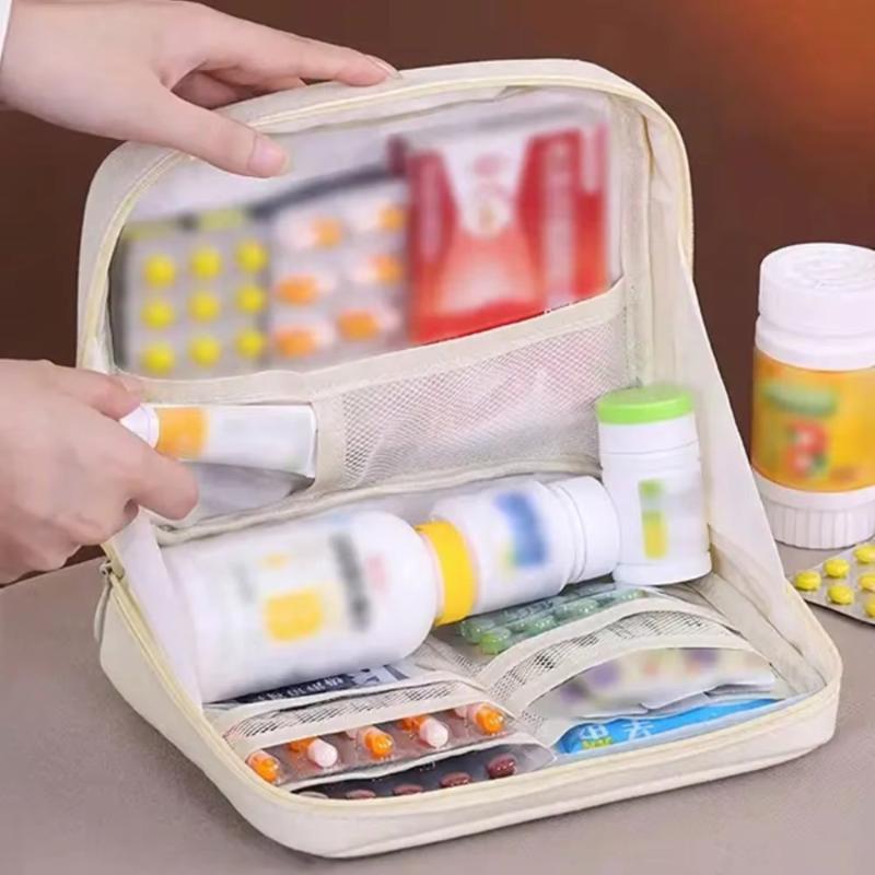 Portable Medicine Bag Cute First Aid Kit Medical Emergency Kits Organizer Outdoor Household Medicine Pill Storage Bag Travel