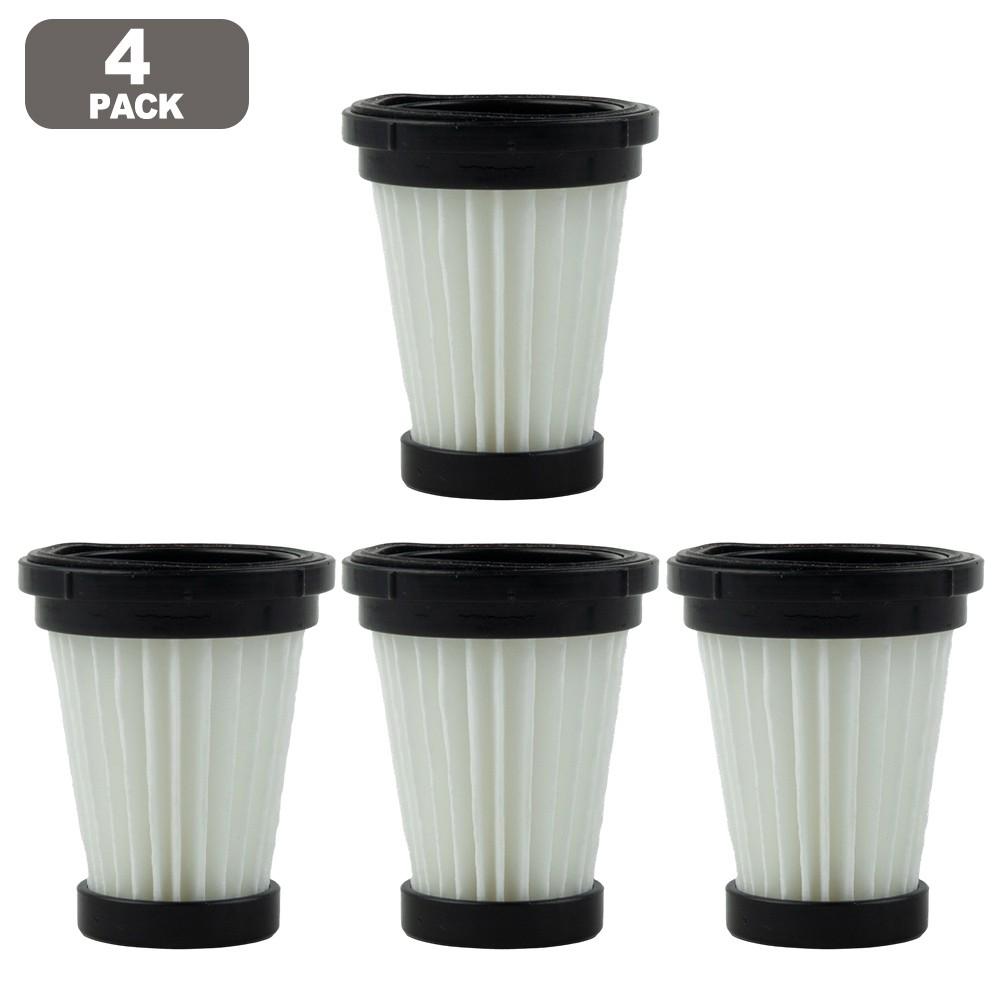 4 Pack HEPA Filters for Moosoo K12 K12 Pro K13 Cordless Vacuum Cleaner