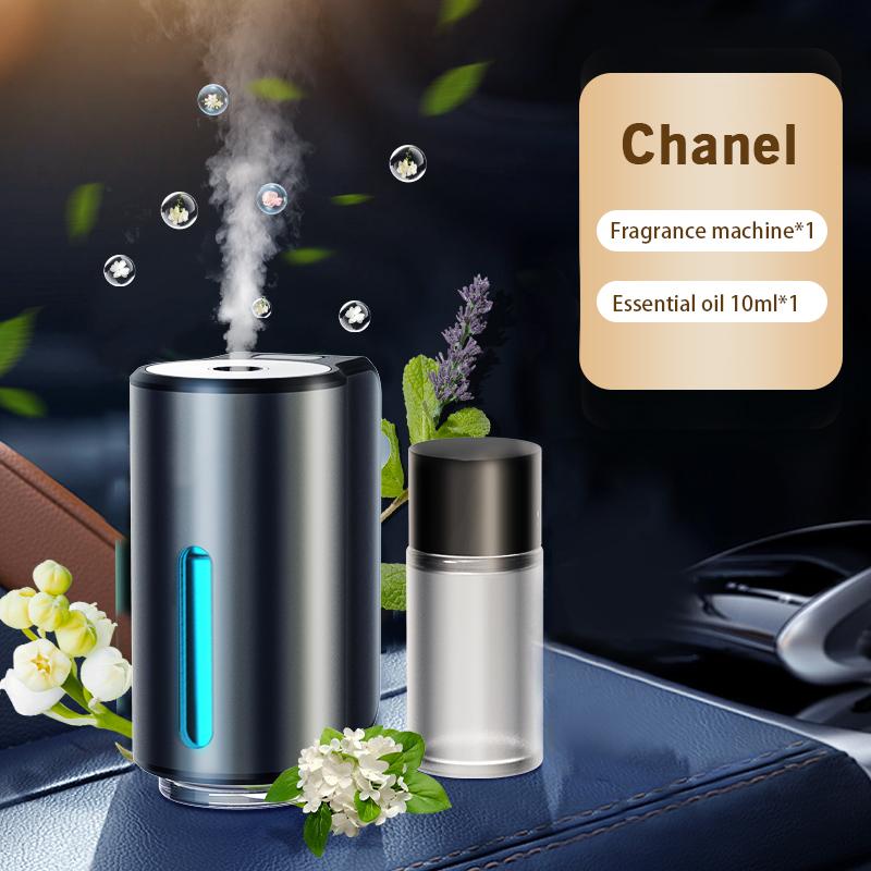 Smart Car Fragrance Diffuser Automobile Aromatherapy Air Freshener Car Interior Deodorizer Light Scent Start Stop Aromatherapy