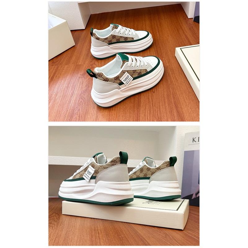 Women's Shoes Fashionable Casual Breathable Thick Soled Sports Shoes Board Shoes