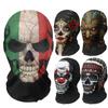 Totenkopf Sturmhaube Gesichtsmaske, Vollgesichtsbedeckung mit Aufdruck, Skimaske Nackenwärmer für Motorrad, Radfahren, Outdoor-Sport, Herren Damen
