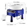 SucceBuy Pottery Wheel 11inch Pottery Forming Machine Direct Drive Ceramic Wheel 450W Electric Wheel for Pottery with Foot Pedal