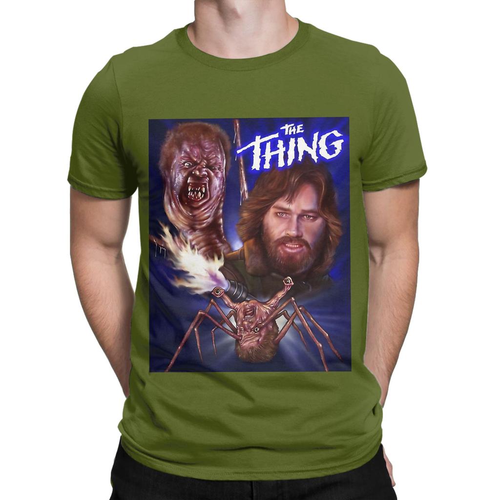 The Thing Poster Classic Novelty 100 Cotton TShirt the thing Tops Tees For Unisex