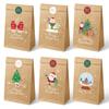 Christmas gift bag gift packaging bag Amazon Santa flat mouth paper bag Christmas Eve apple packaging bag