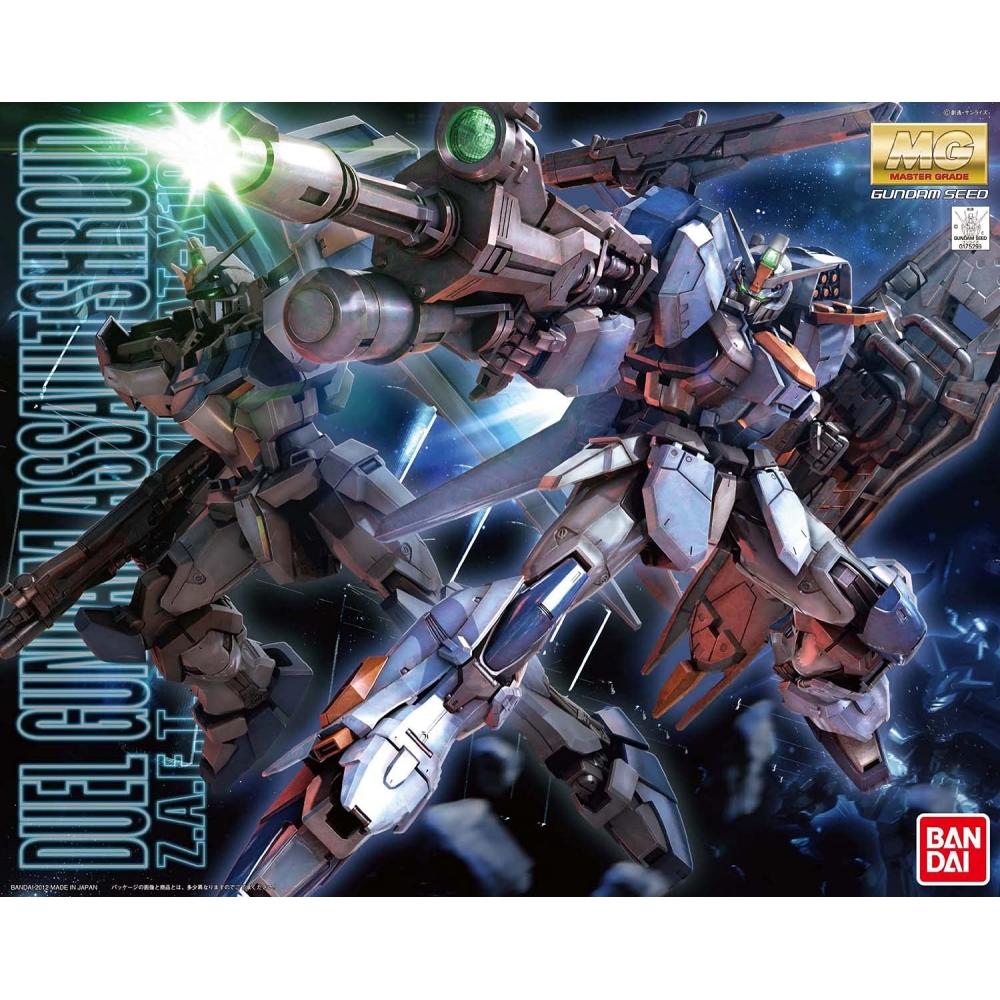 MG Mobile Suit Gundam SEED GAT-X102 Duel Gundam Assault Shroud Farbcodiertes Plastikmodell im Maßstab 1100