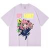 230 Gsm 100% Cotton Spy Family V5 Anya Print Unisex Heavy Cotton T Shirt