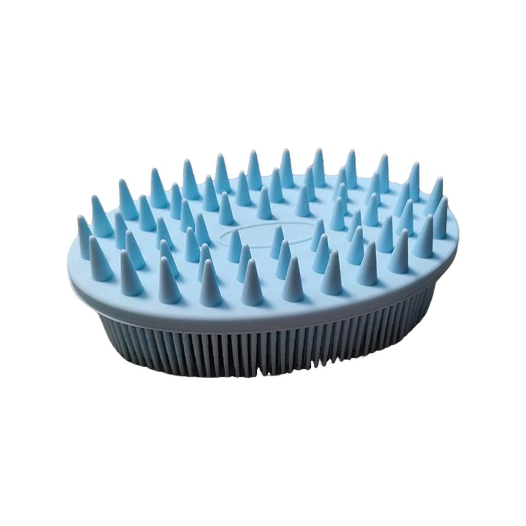 [2-in-1 silicone bath brush] Baby-grade skin-friendly material full body cleansing massage brush