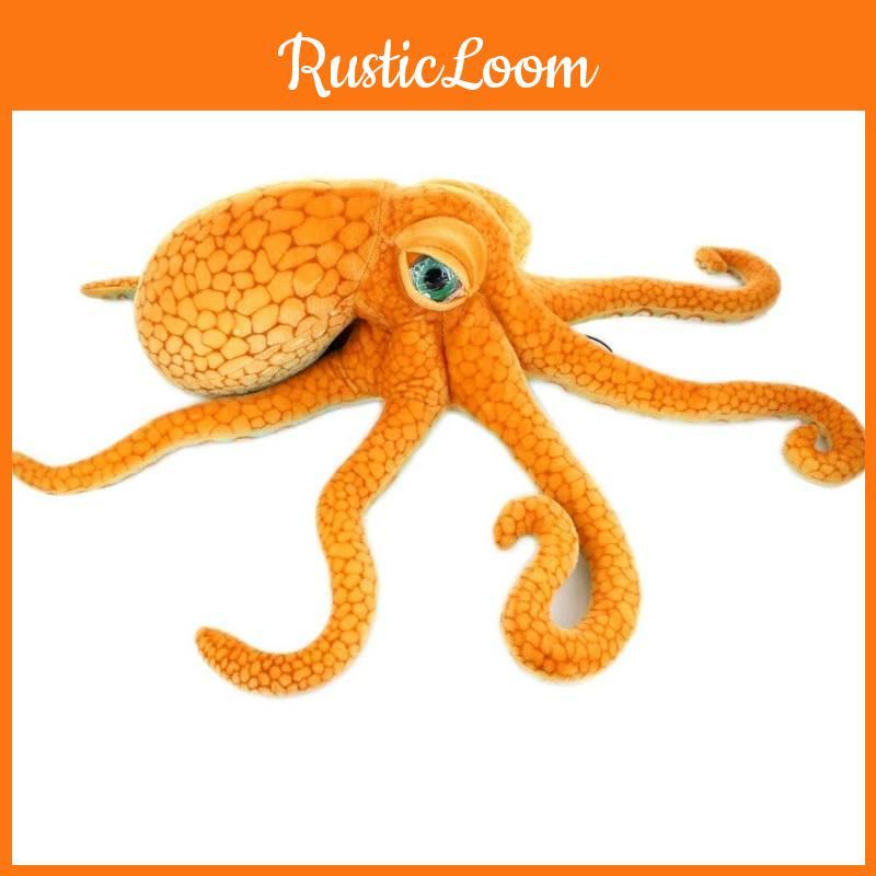 Realistic Octopus Plush Toy With Soft Short Plush For Kids And Teens