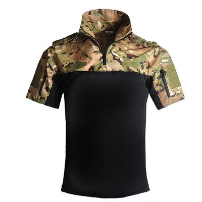 Hanye Cycling Frog Suit Top Tactical Frog Suit Short Sleeved Training Suit Outdoor Camouflage Suit Breathable And Wear-resistant T-shirt